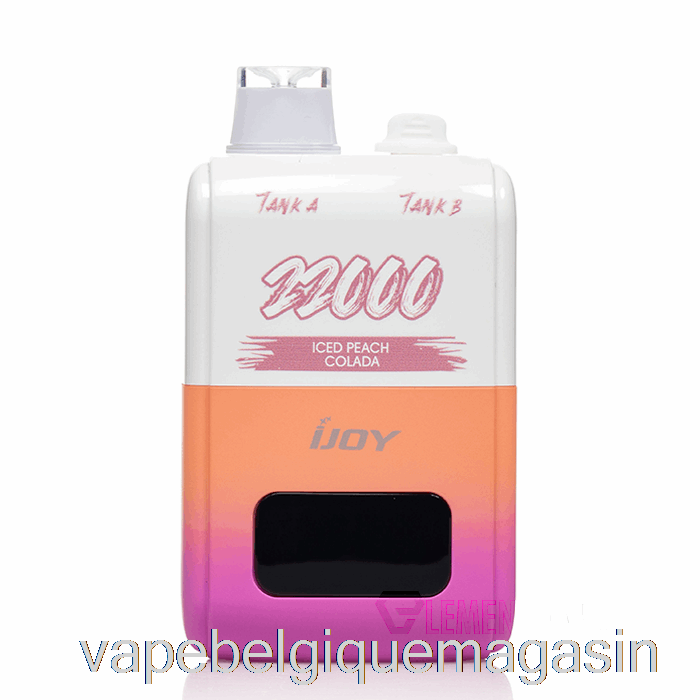 Vape Belgique Ijoy Sd22000 Colada Pêche Glacée Jetable